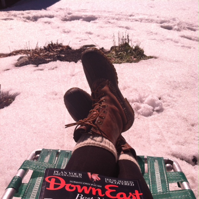 Palm Sunday in Maine