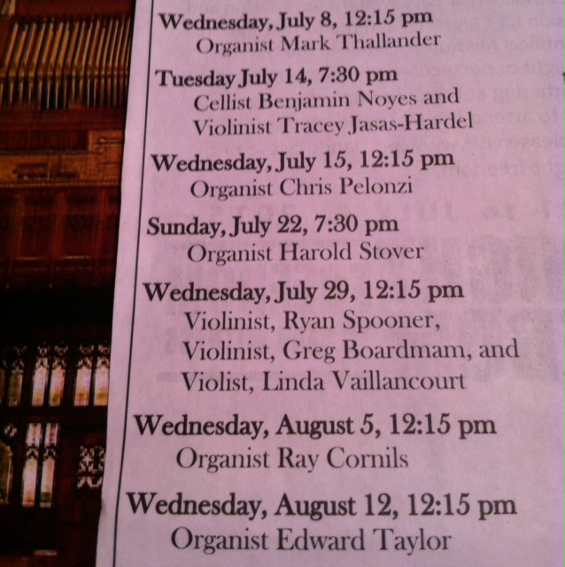 Concerts at the Basilica